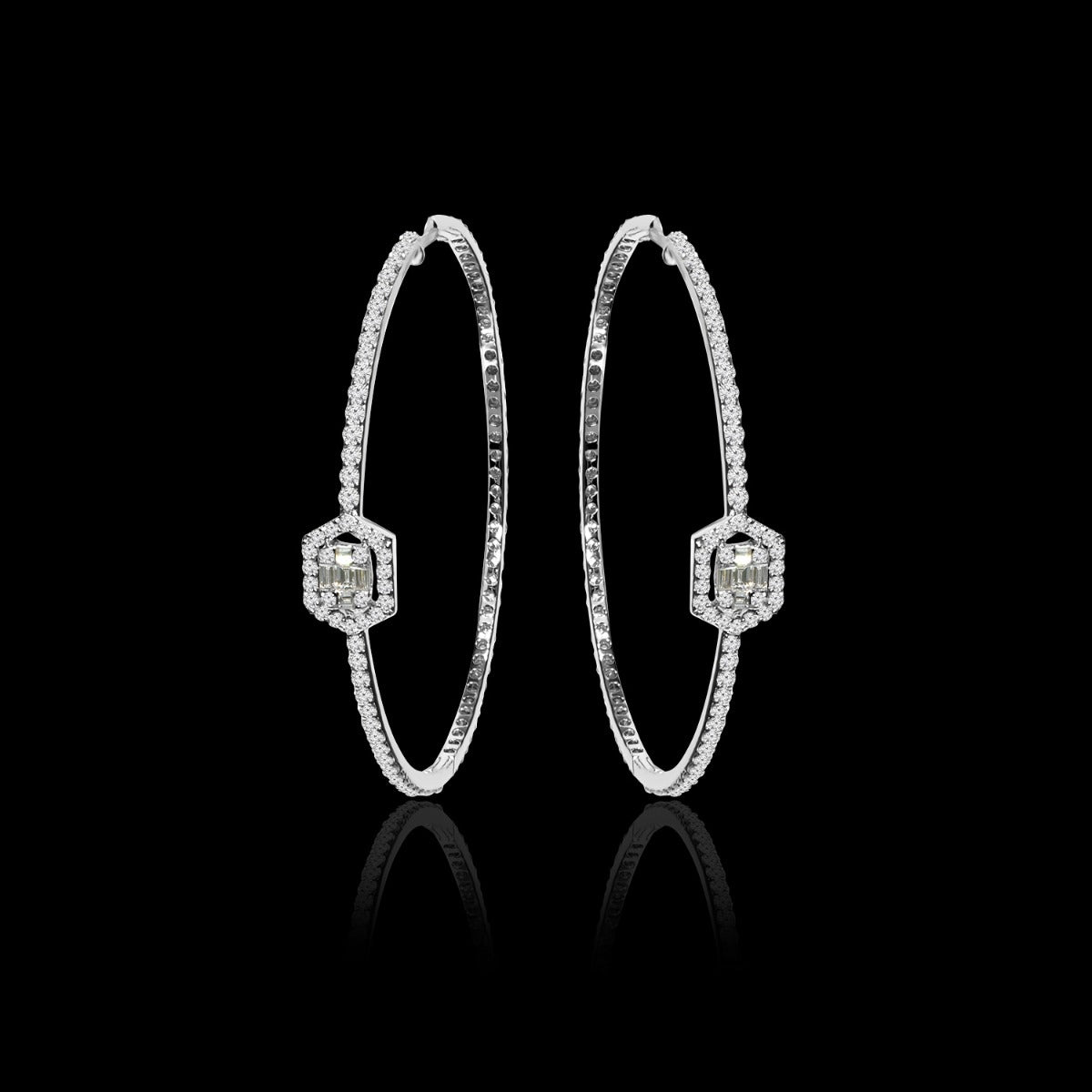Dainty Diamond Earrings