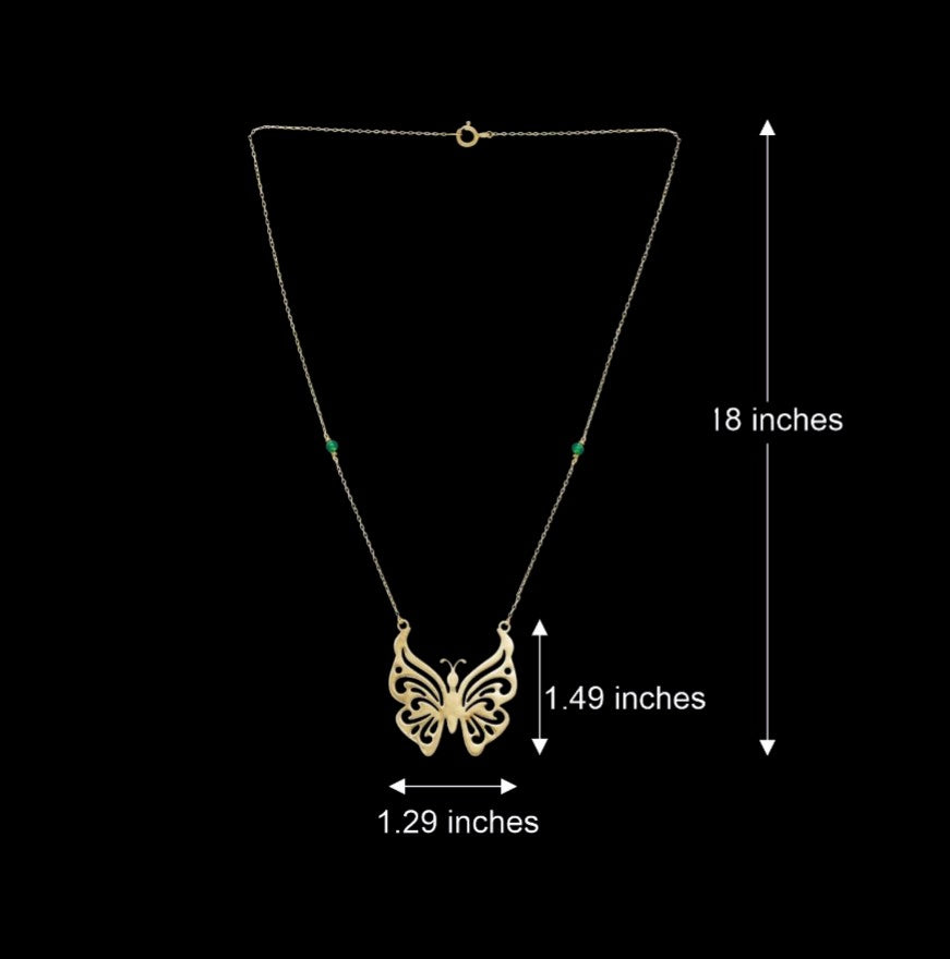 Fly On Butterfly Necklace