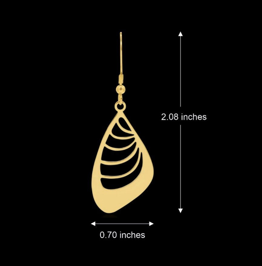 Shanaya Triangular Drop Earrings