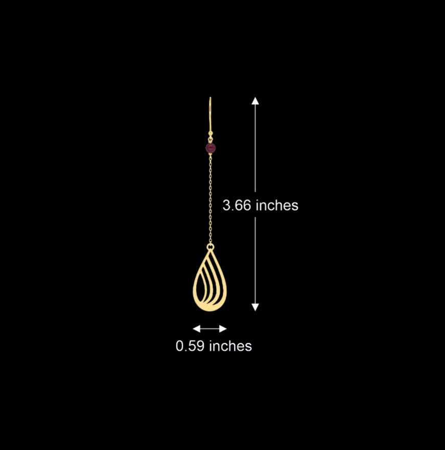 Falling Drop Earrings