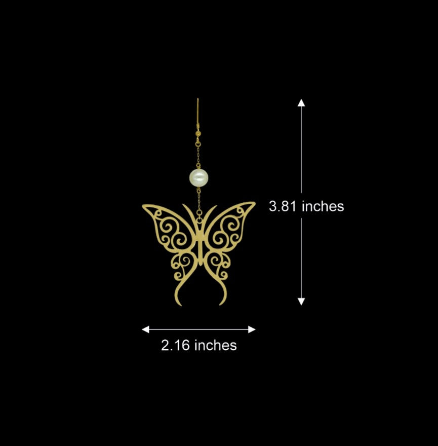Magical Butterfly Drop Earrings