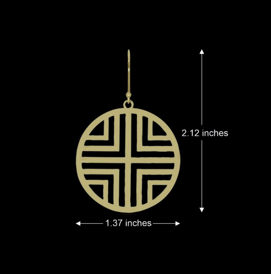 Sway Encircled Drop Earrings