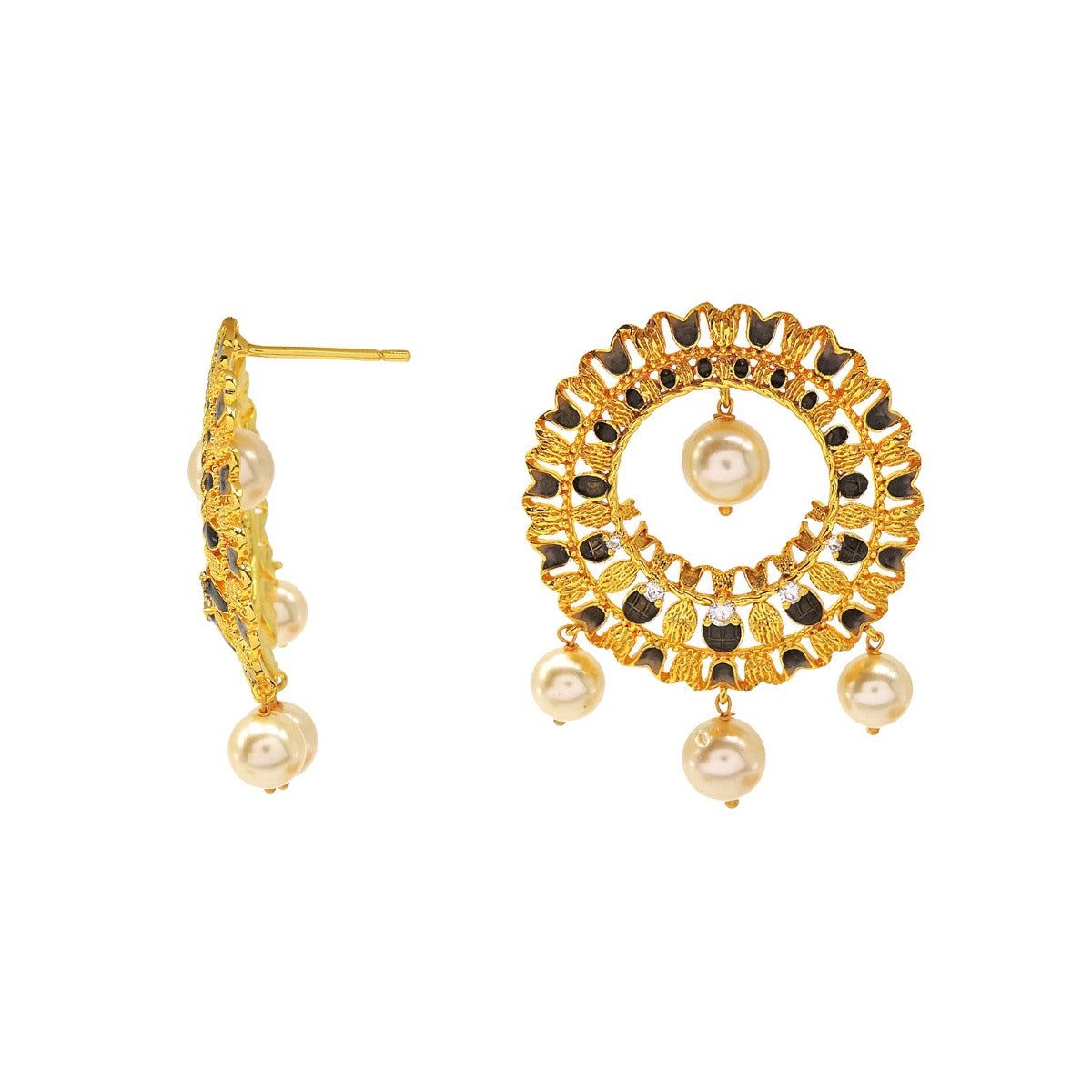 Flutter Pearls Earrings