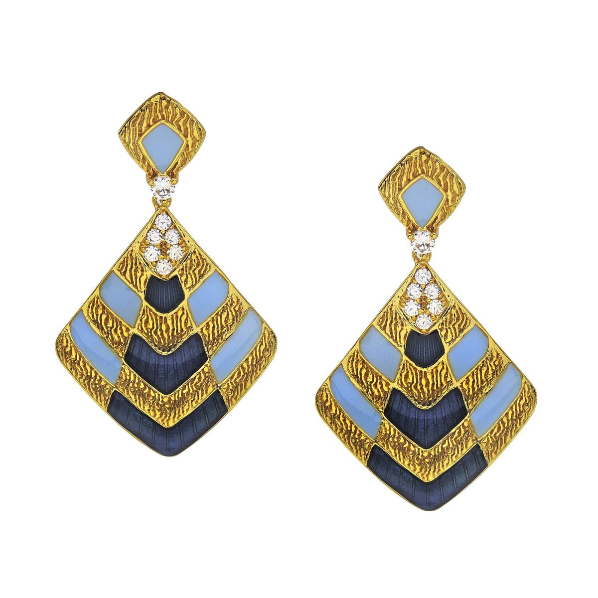 Joe Trellis Drop Earrings