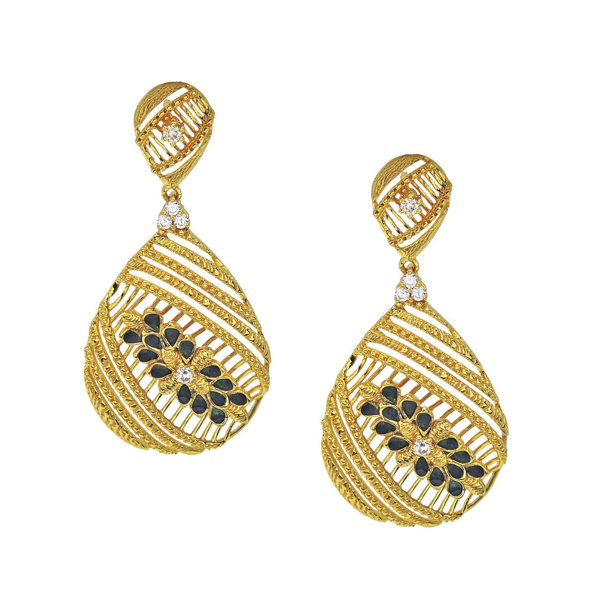 Olivia Clover Drop Earrings