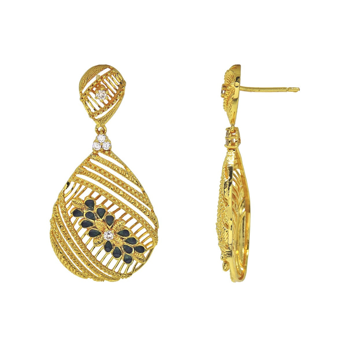 Olivia Clover Drop Earrings