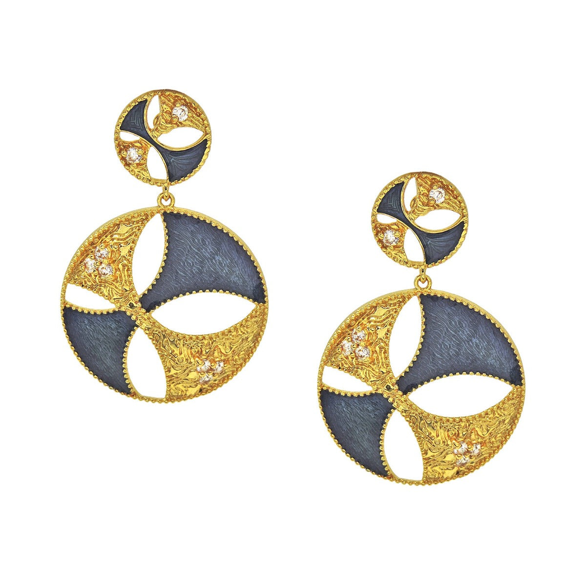 Keya Circlet Drop Earrings