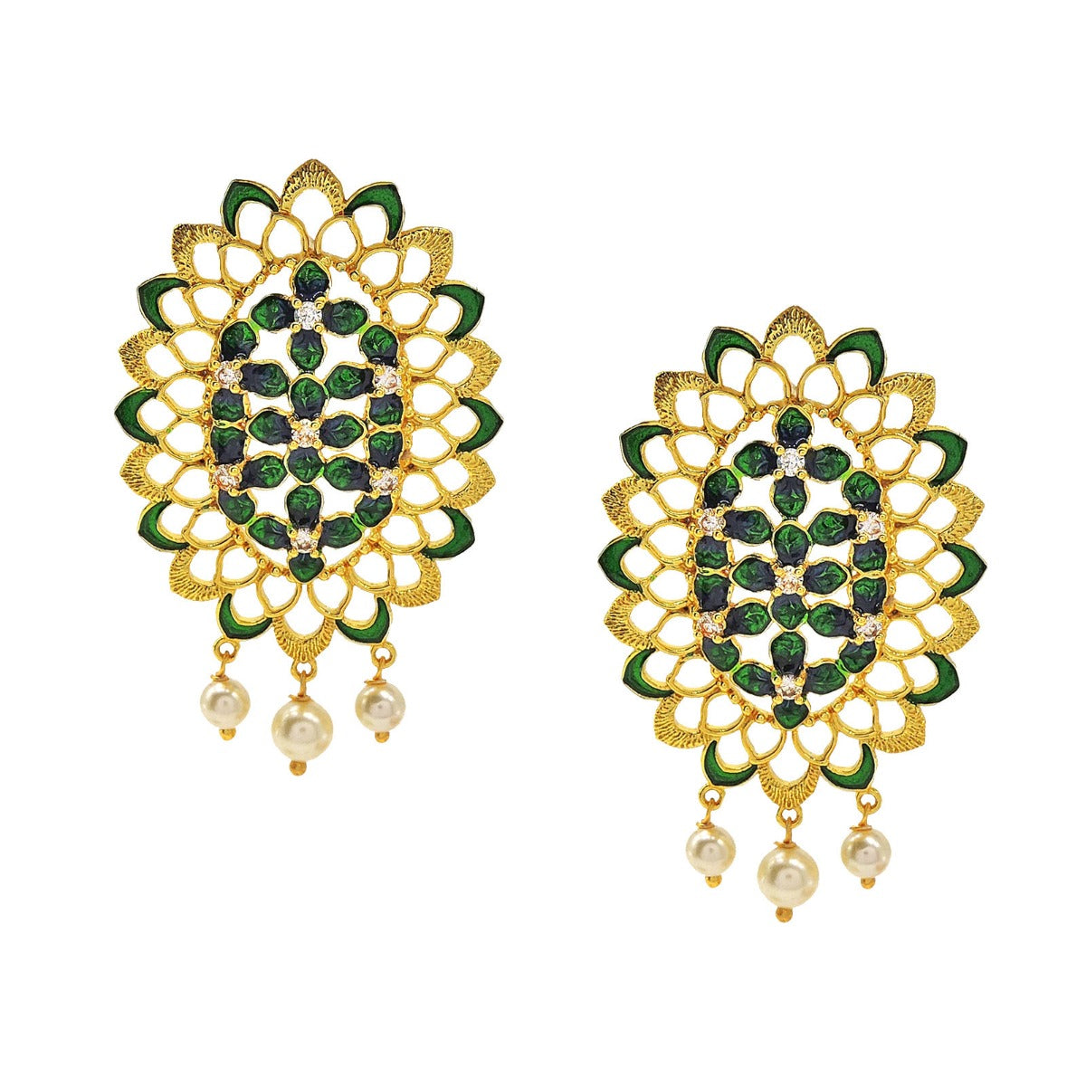 Flowery Mosaic Earrings