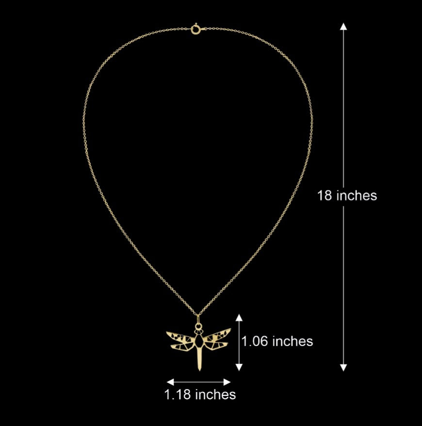Glittering Butterfly Necklace
