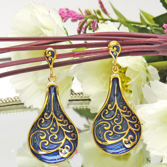 Lisa Enamel Drop Earrings