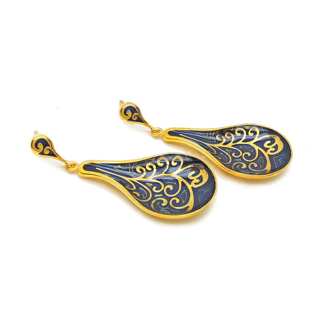Lisa Enamel Drop Earrings