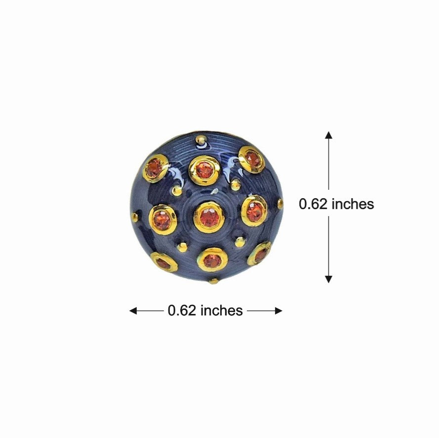 Classic Enamel Stud Earrings