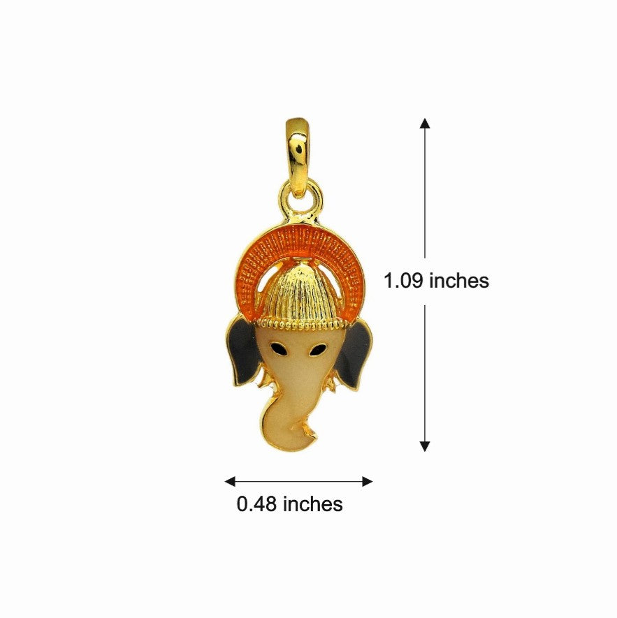Classic Vinayak Enamel Pendant