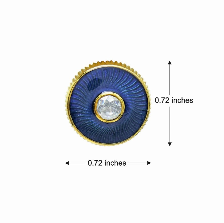 Glam Enamel Stud Earrings