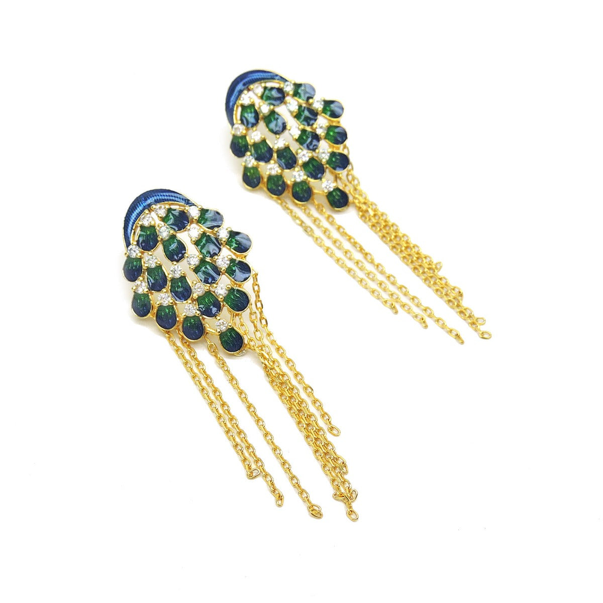 Waterfall Enamel Earrings