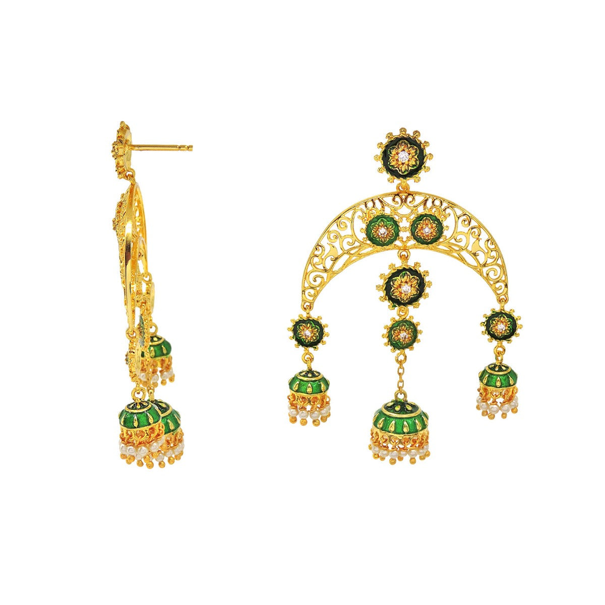 Sway Pearls Drop Earrings