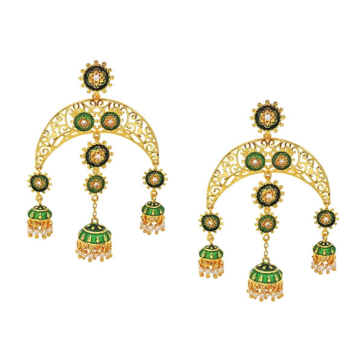 Sway Pearls Drop Earrings