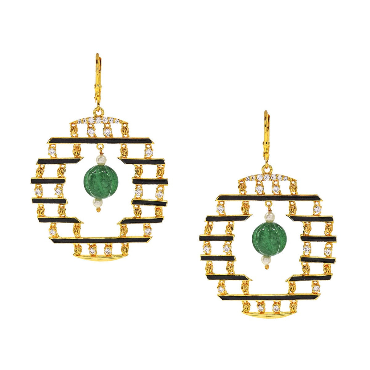 Line Loops Drop Earrings