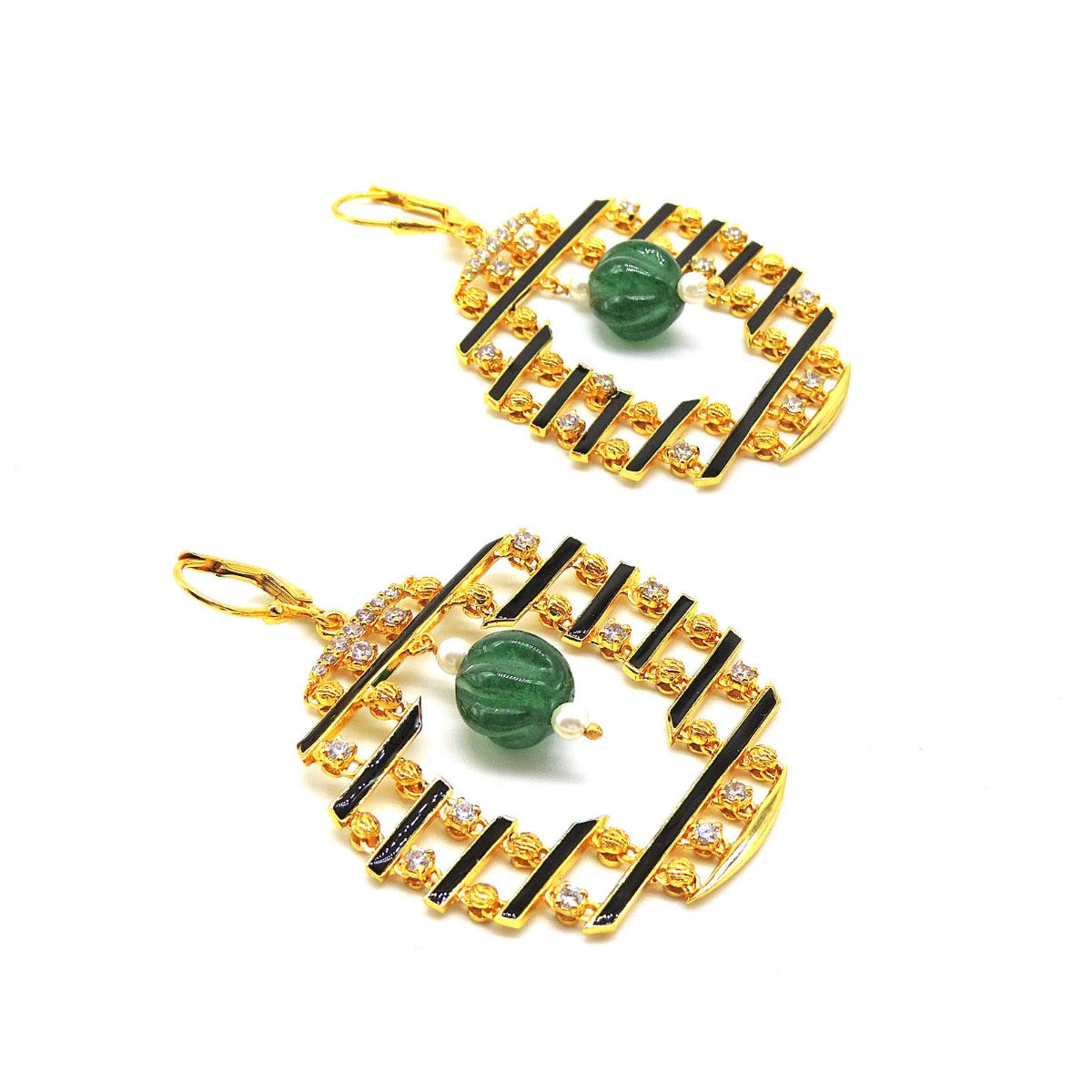 Line Loops Drop Earrings