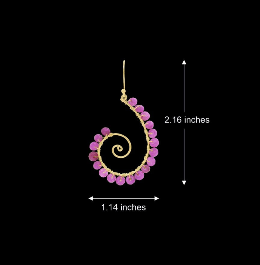 Swish Beaded Earrings