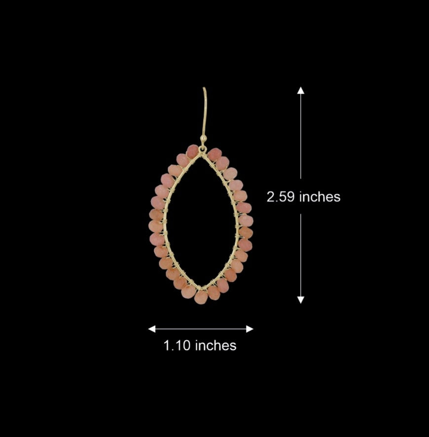 Classic Beaded Drop Earrings
