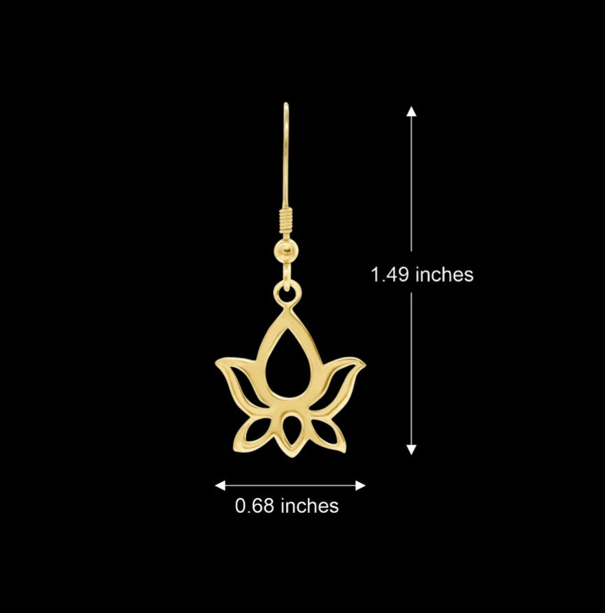 Grace Lotus Earrings