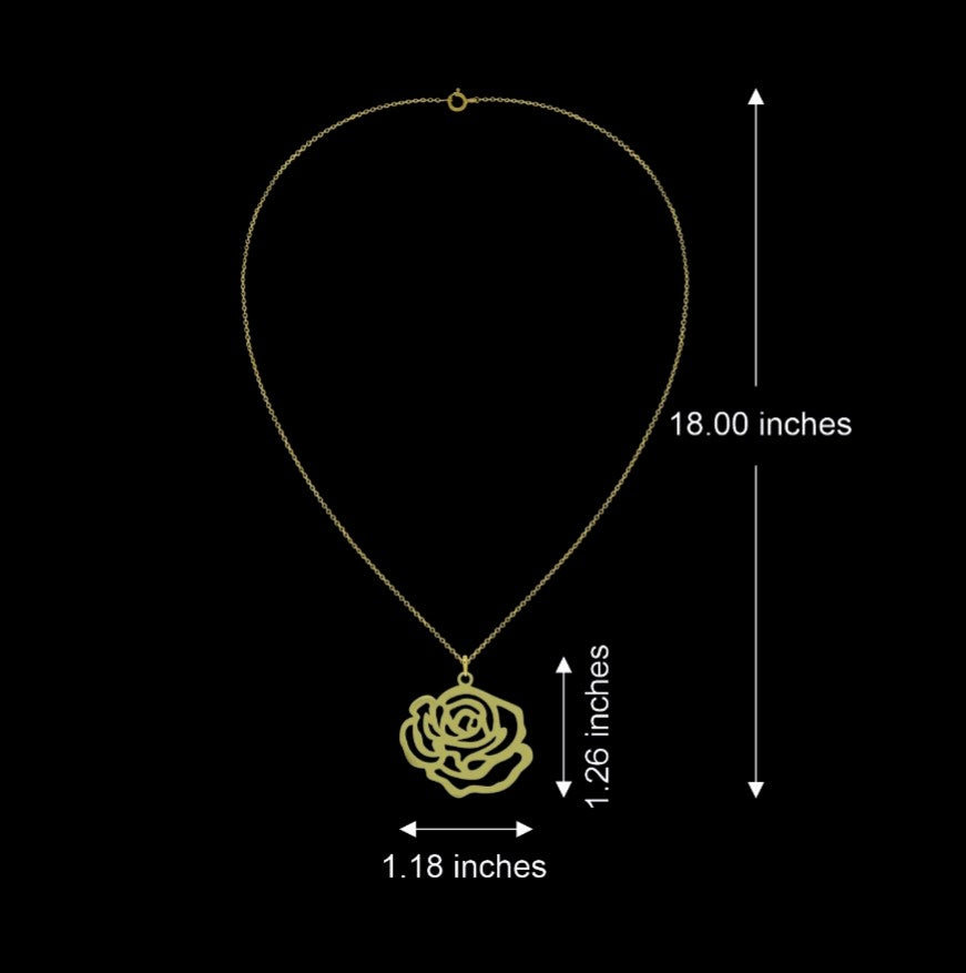 Rosette Chain Necklace