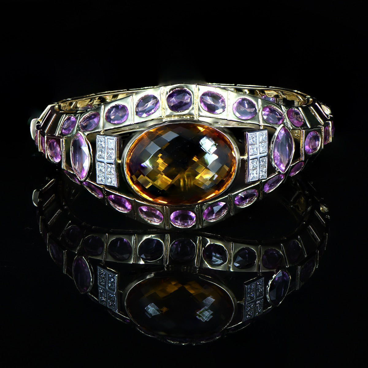 Majestic Mira Gemstone Bangle