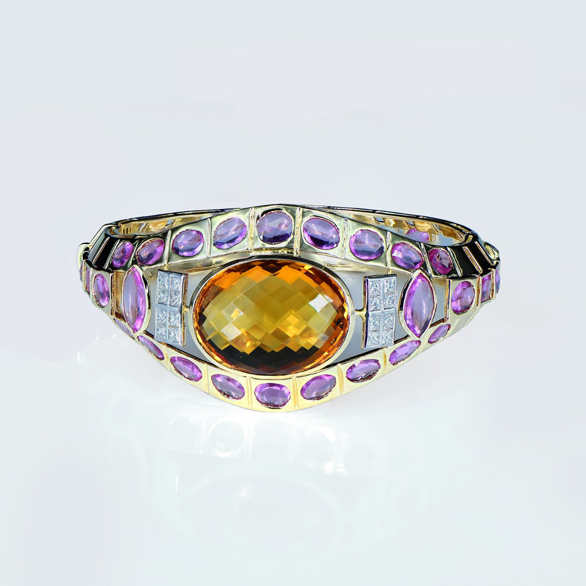 Majestic Mira Gemstone Bangle