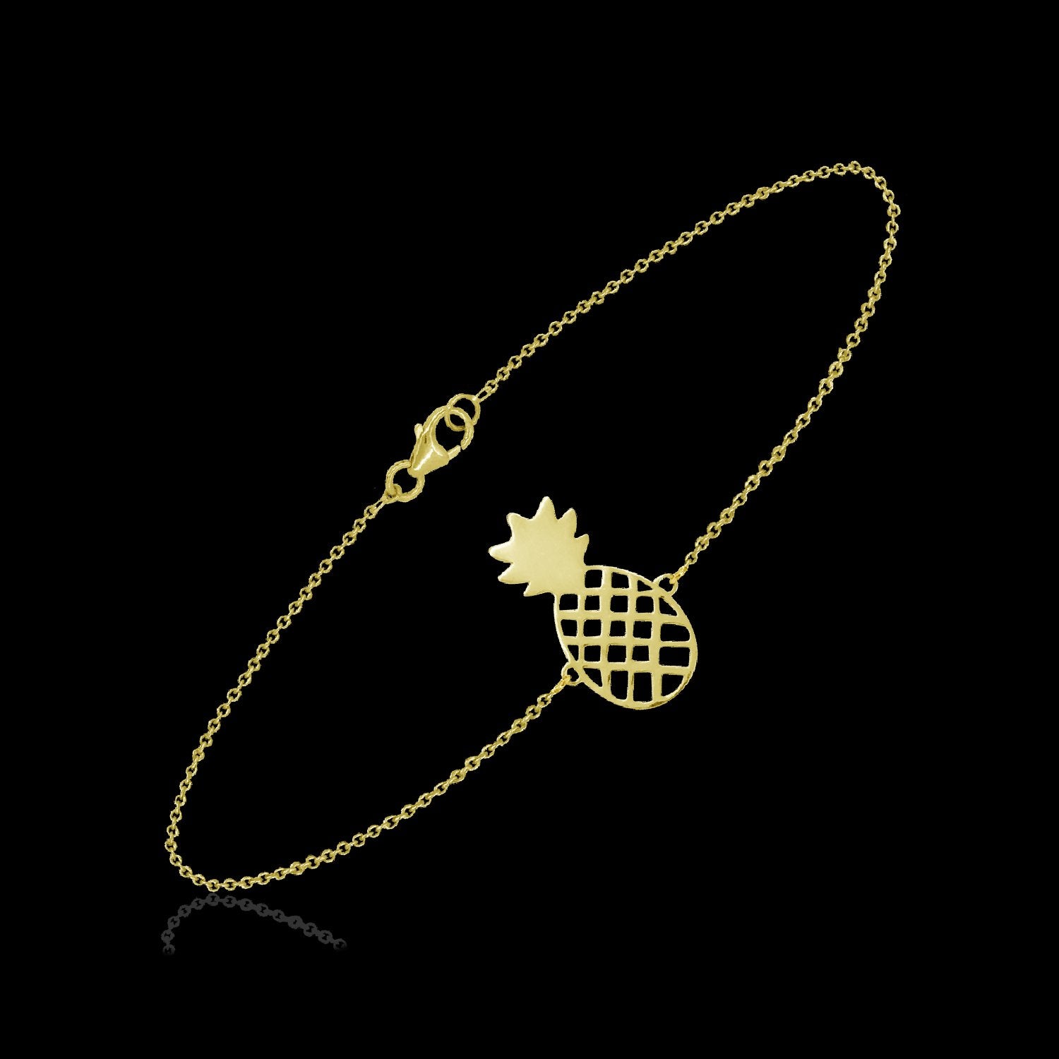Golden Pineapple Bracelet