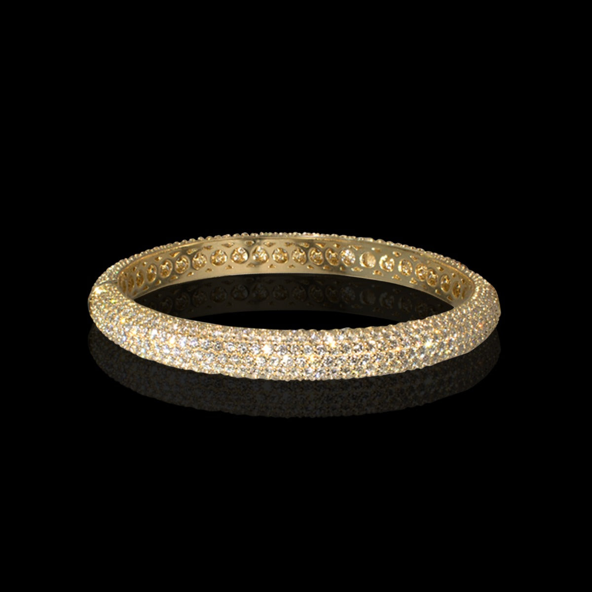 Scarlett Sparkle Yellow Diamond Bangle