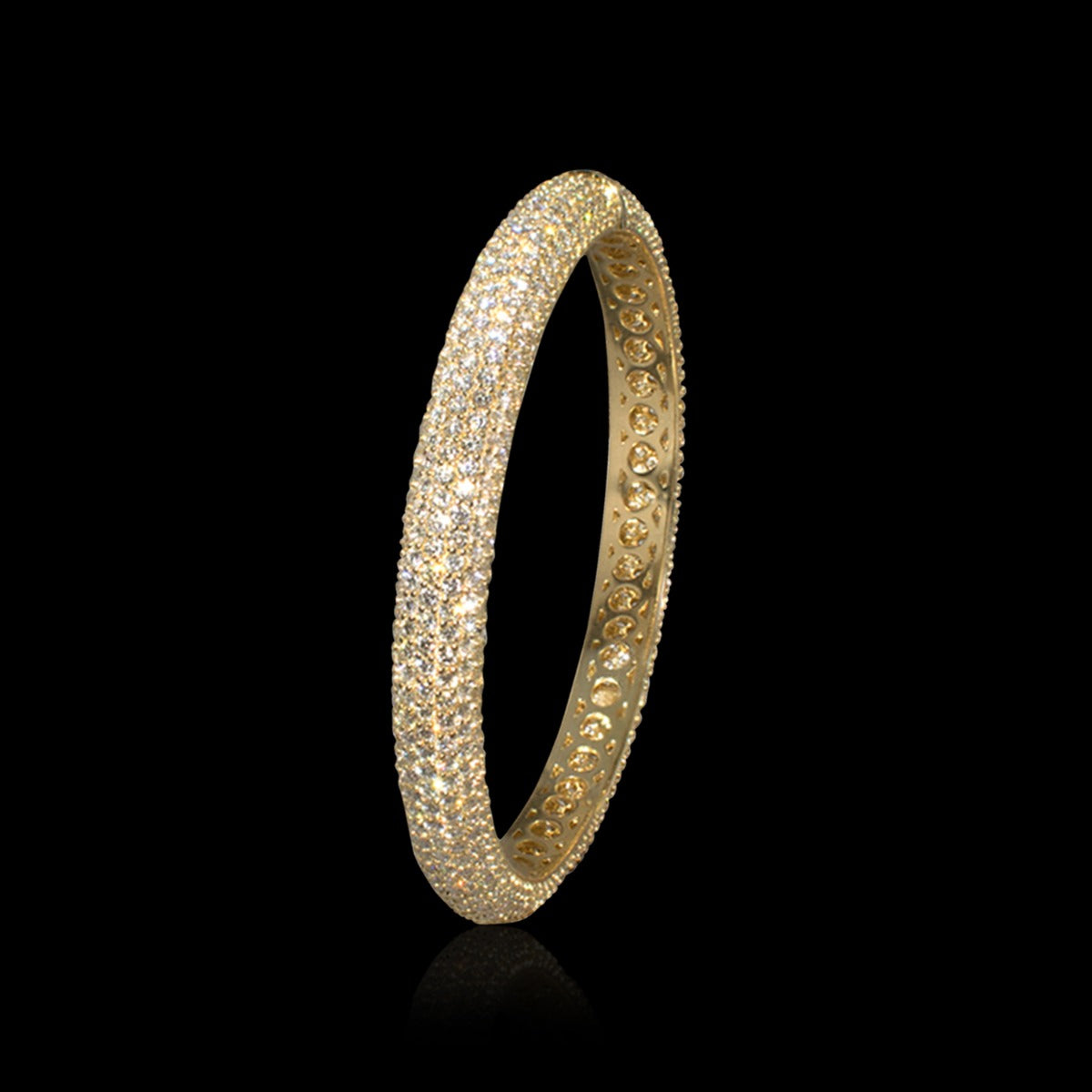 Scarlett Sparkle Yellow Diamond Bangle
