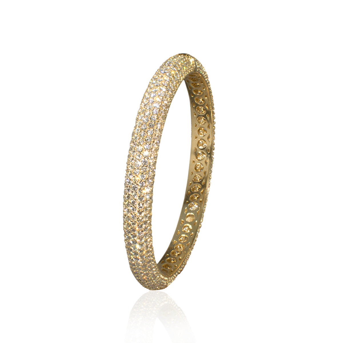 Scarlett Sparkle Yellow Diamond Bangle