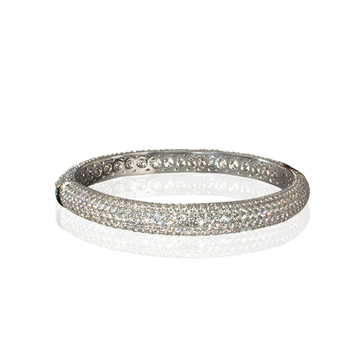 Scarlett Sparkle White Diamond Bangle