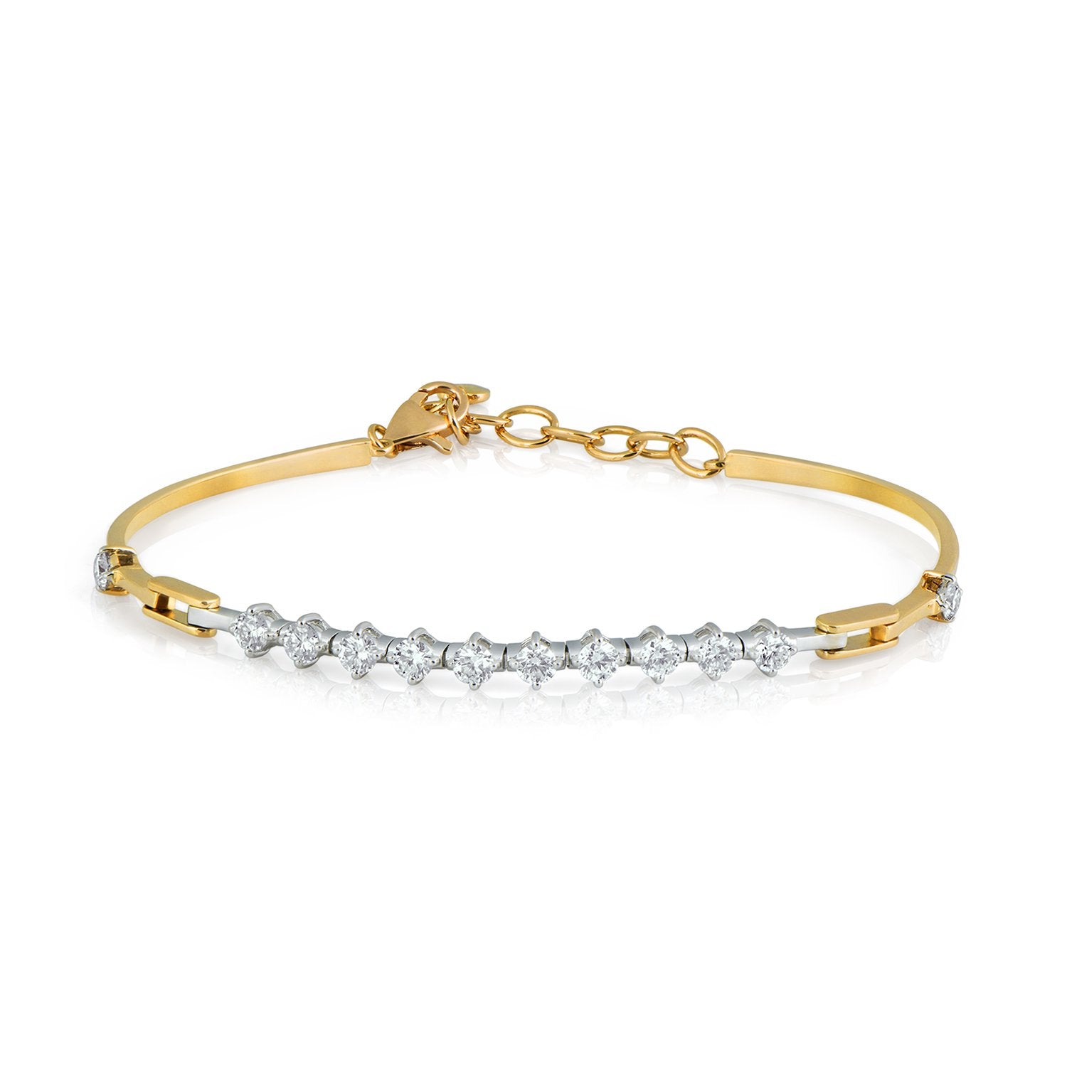 Dainty White Diamond Bracelet