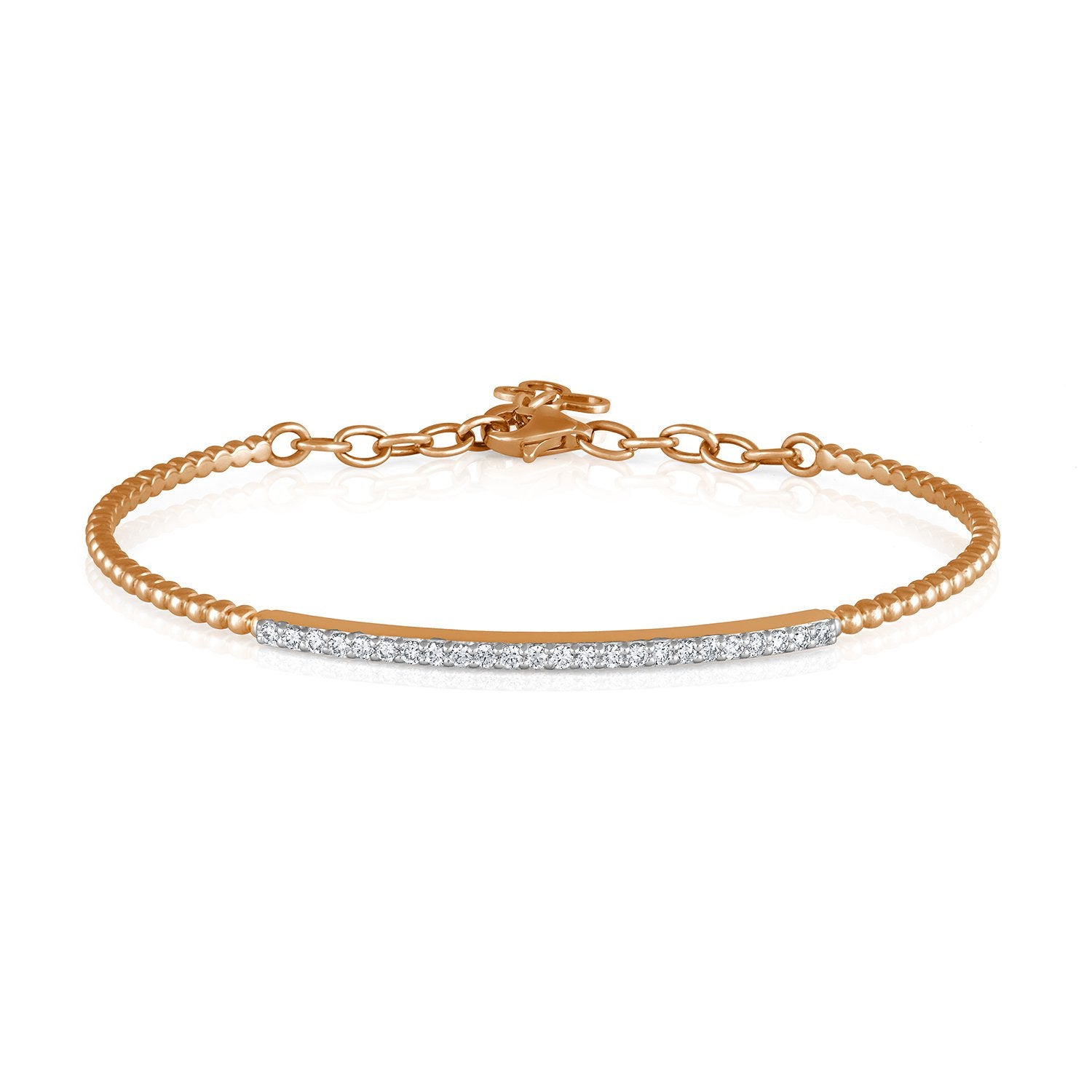 Single File Diamond Bracelet