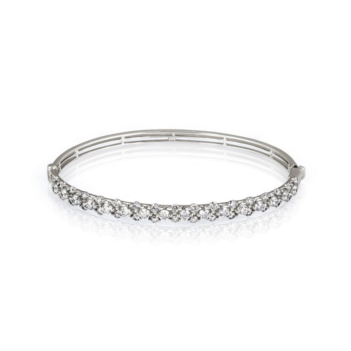 Dainty Diamond Stacked Bracelet