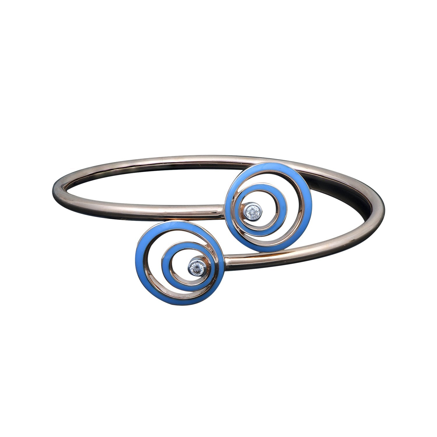 Concentric Circles Diamond Bracelet