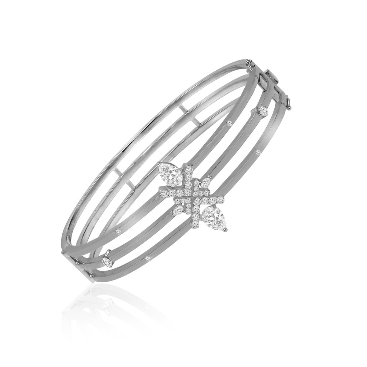 Trio Band Diamond Bracelet