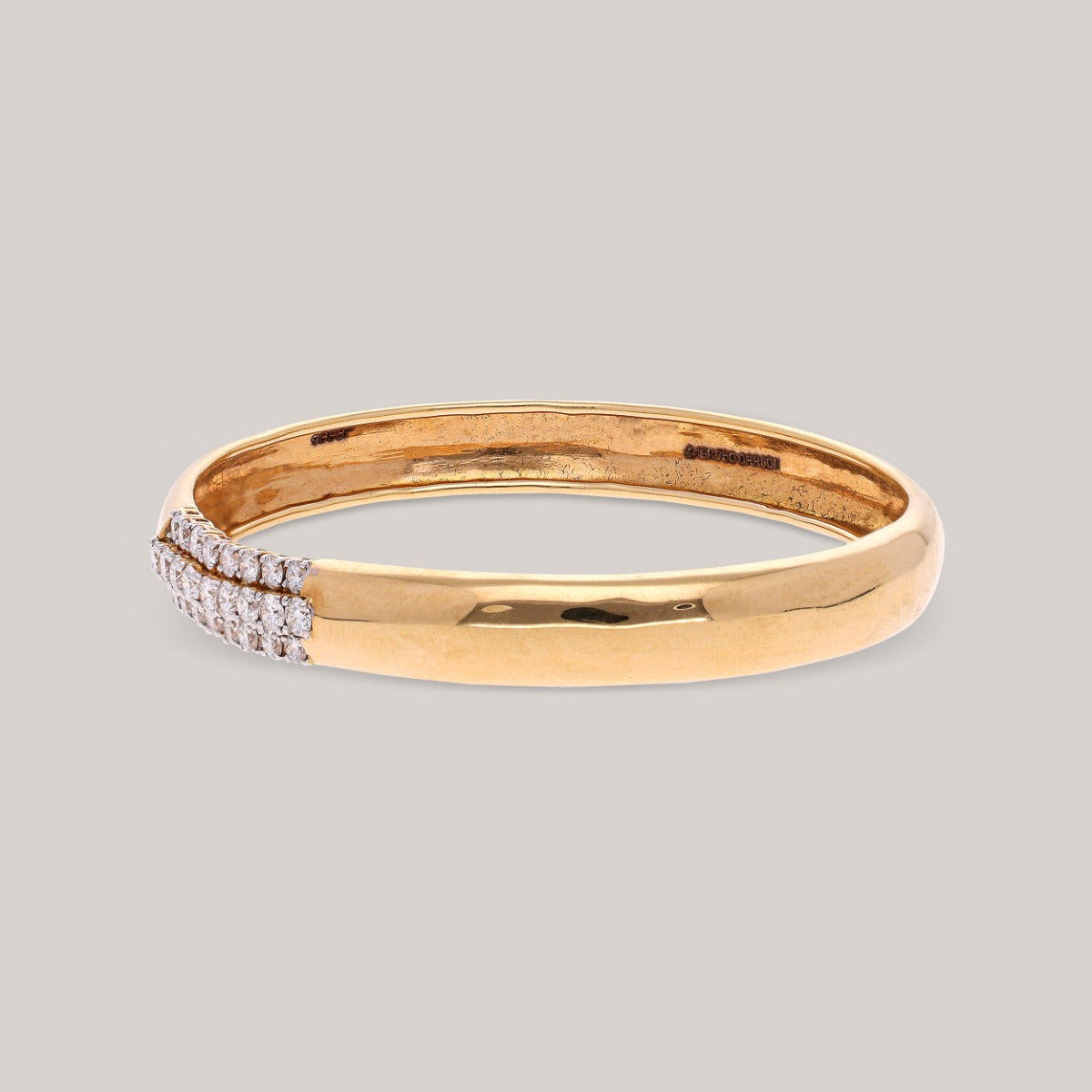 Luxe Block Diamond Bangle