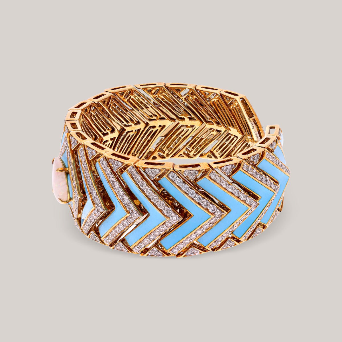 Opal Prism Diamond Cuff