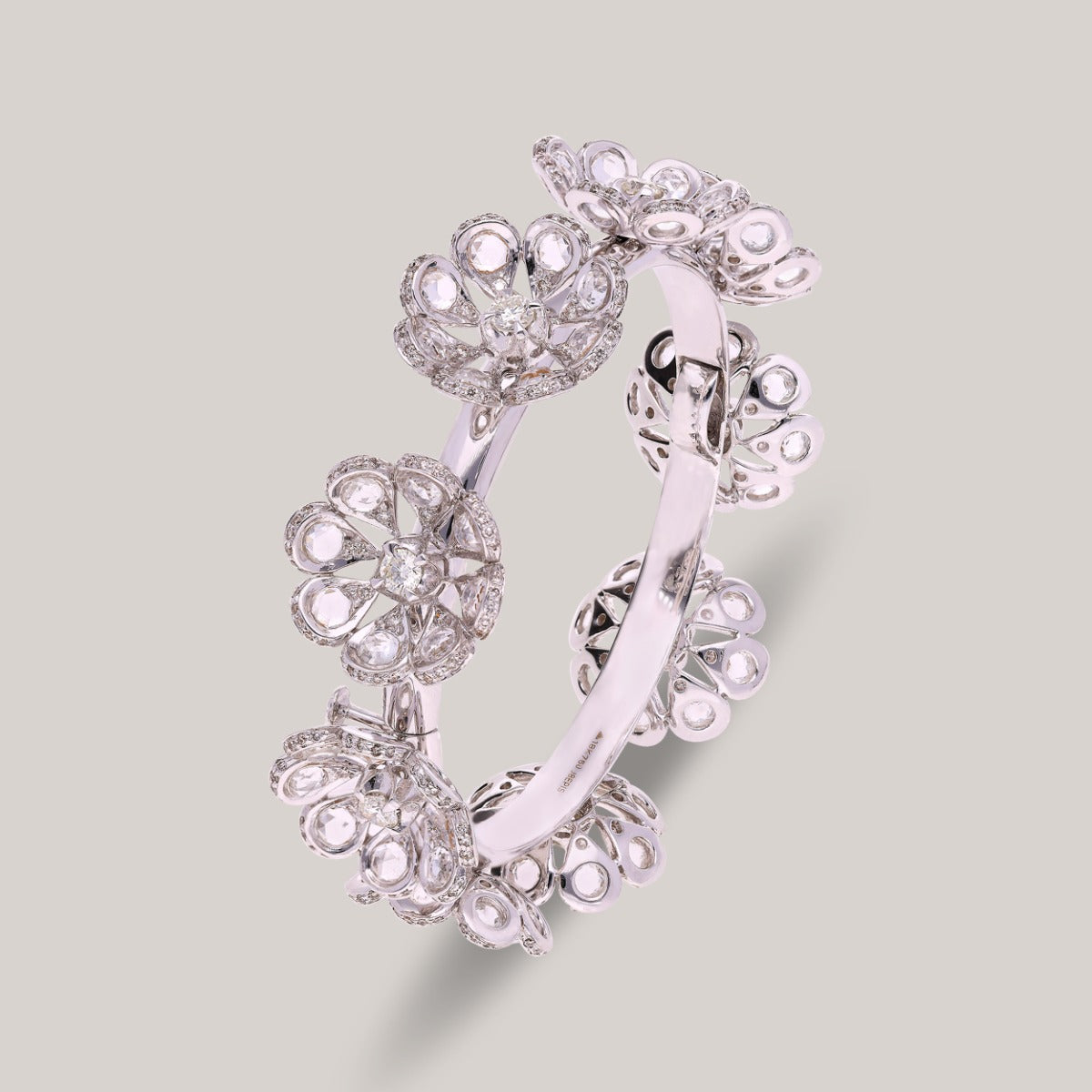 Defiant Charm Diamond Bangle
