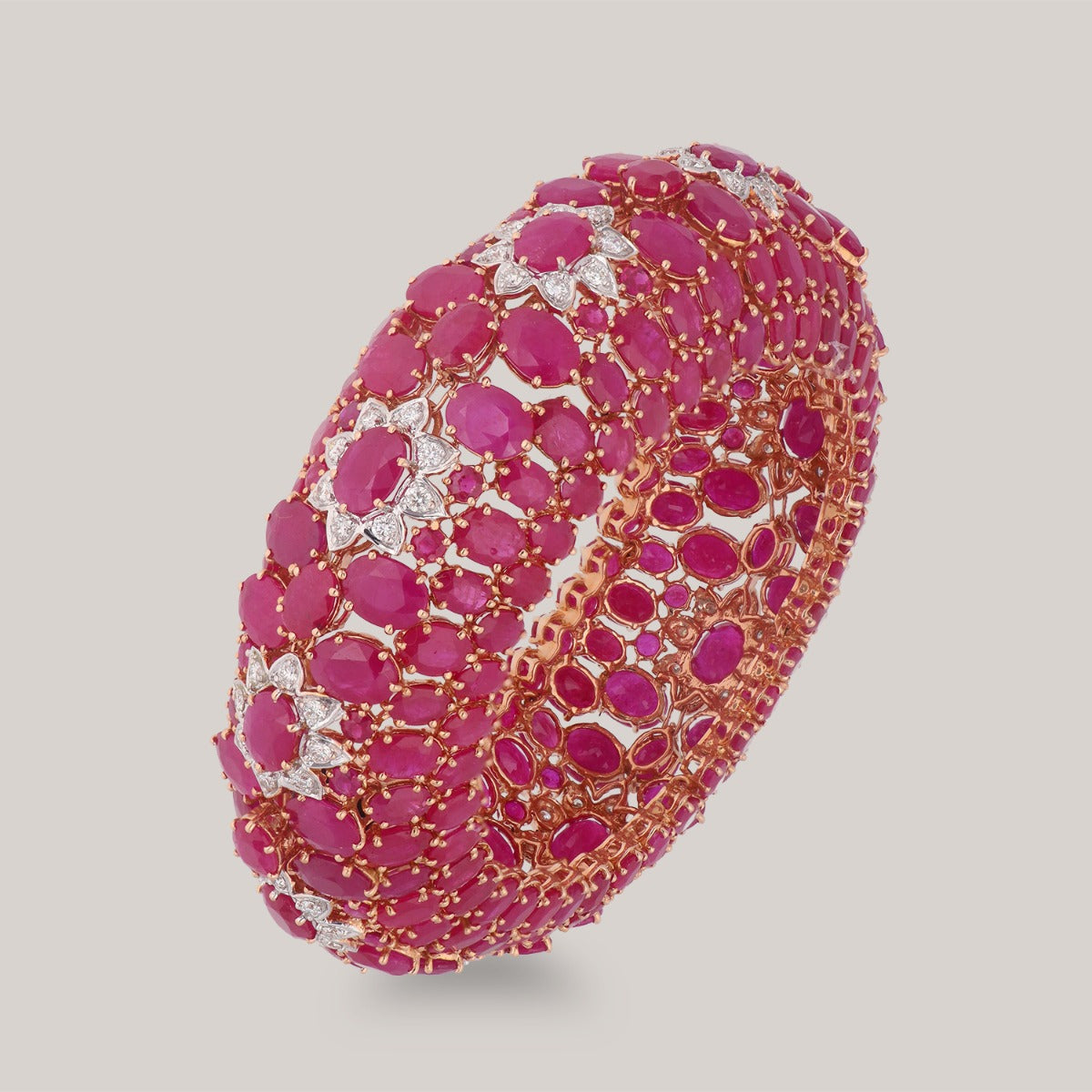Allure Rosy Diamond Bangle