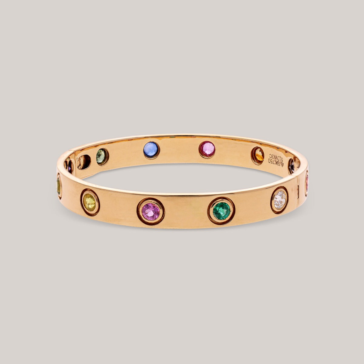 Royal Spectrum Diamond Bangle