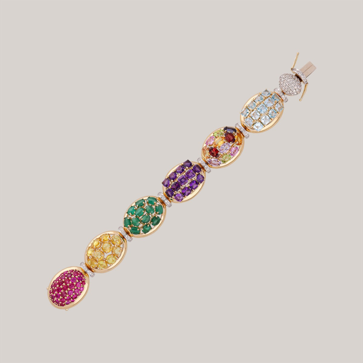 Kajaira Multicolor Diamond Bangle