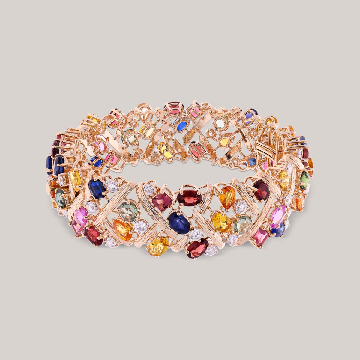 Rainbow Radiance Diamond Bangle
