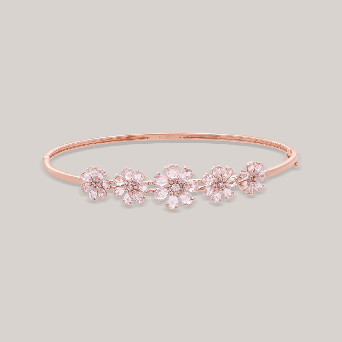 Blossom Sparkle Diamond Bangle