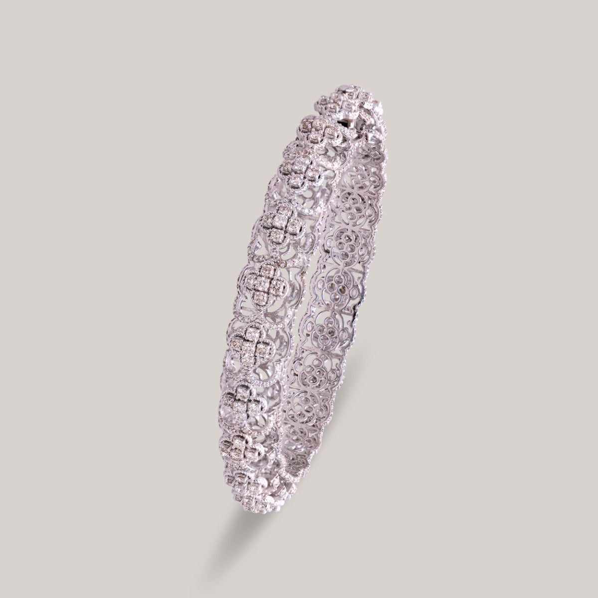 Winter Petal Diamond Earrings
