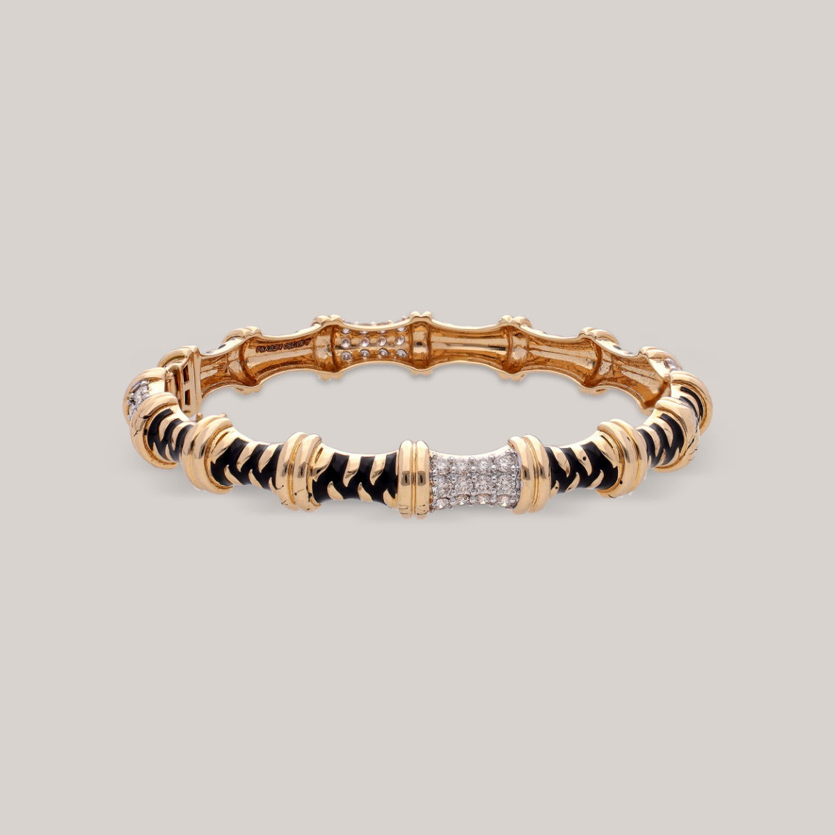 Savannah Stripe Diamond Bangle Set