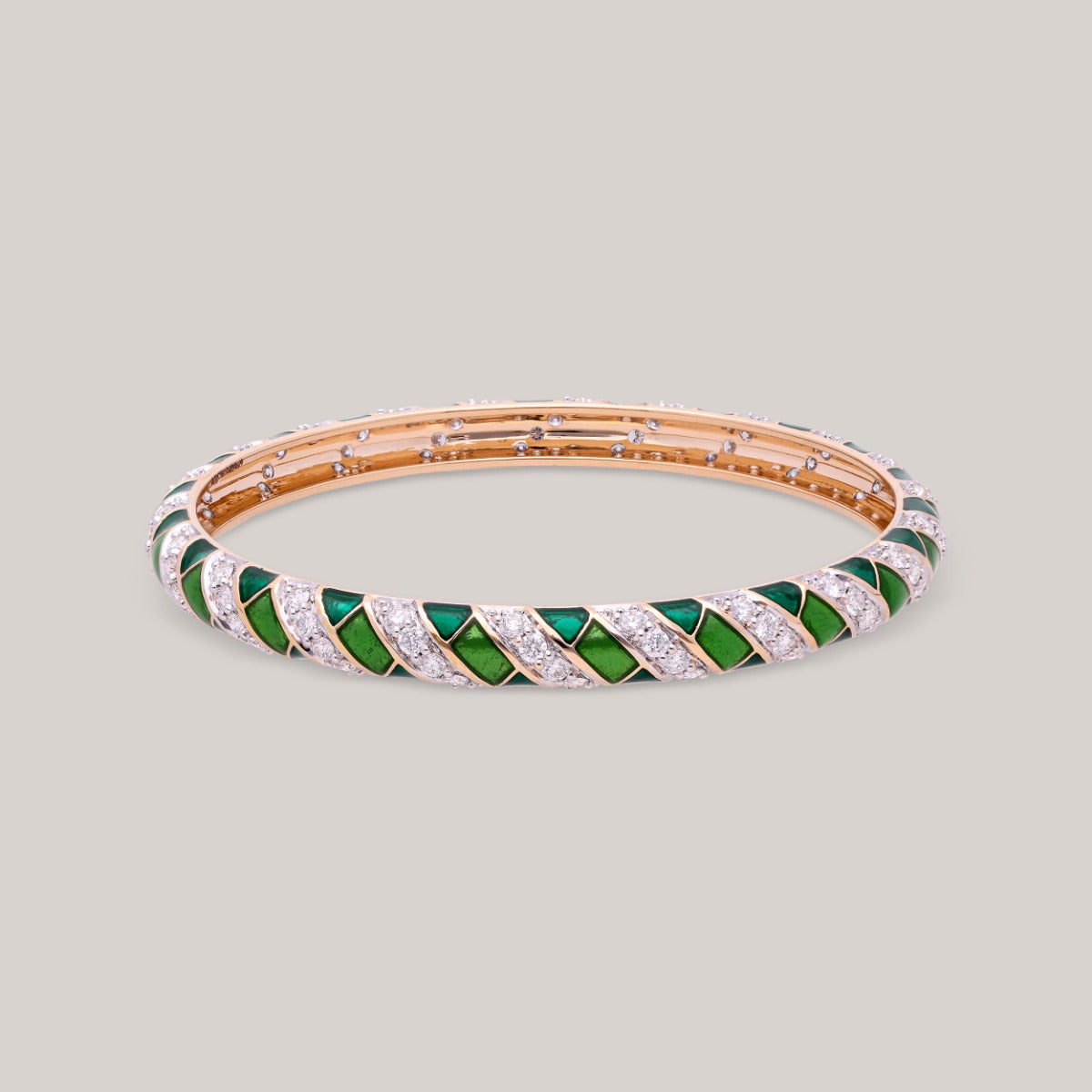 Opulence Twist Diamond Bangle